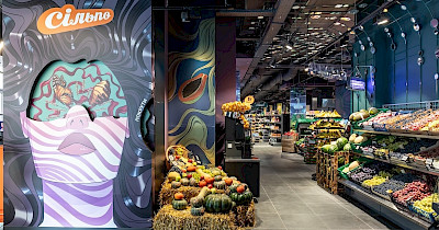 Мистецтво перевтілення: у Києві на Позняках відкрився оновлений тематичний Сільпо (+фото)