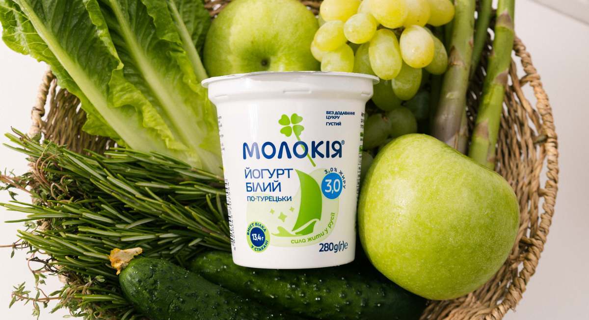 Молокія випустила новинку — йогурт “Білий по-турецьки” з високим вмістом білка