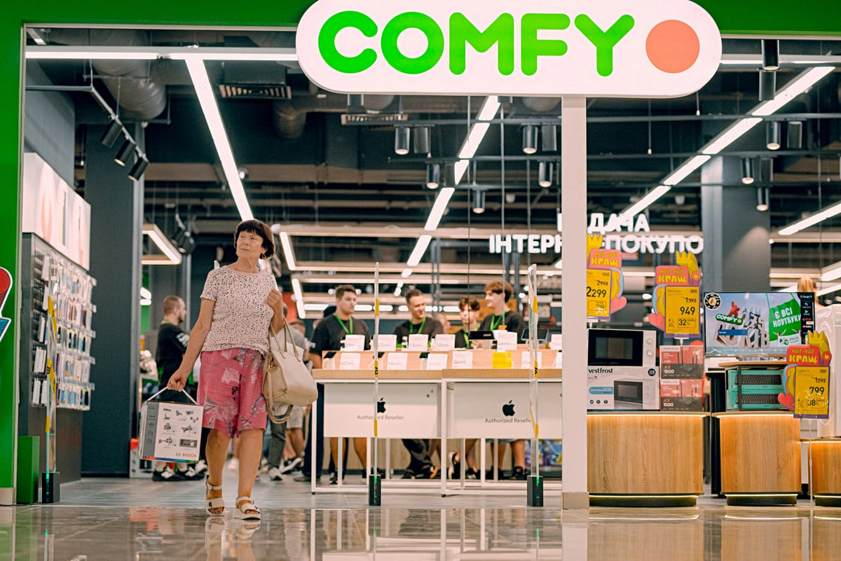 Comfy відкрив два нові магазини у Києві та Одесі: ще більше зручності для покупців (+фото)
