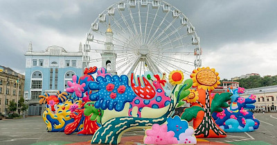 Ukraine WOW спільно з Аврора презентували інсталяцію, присвячену творчості Марії Примаченко