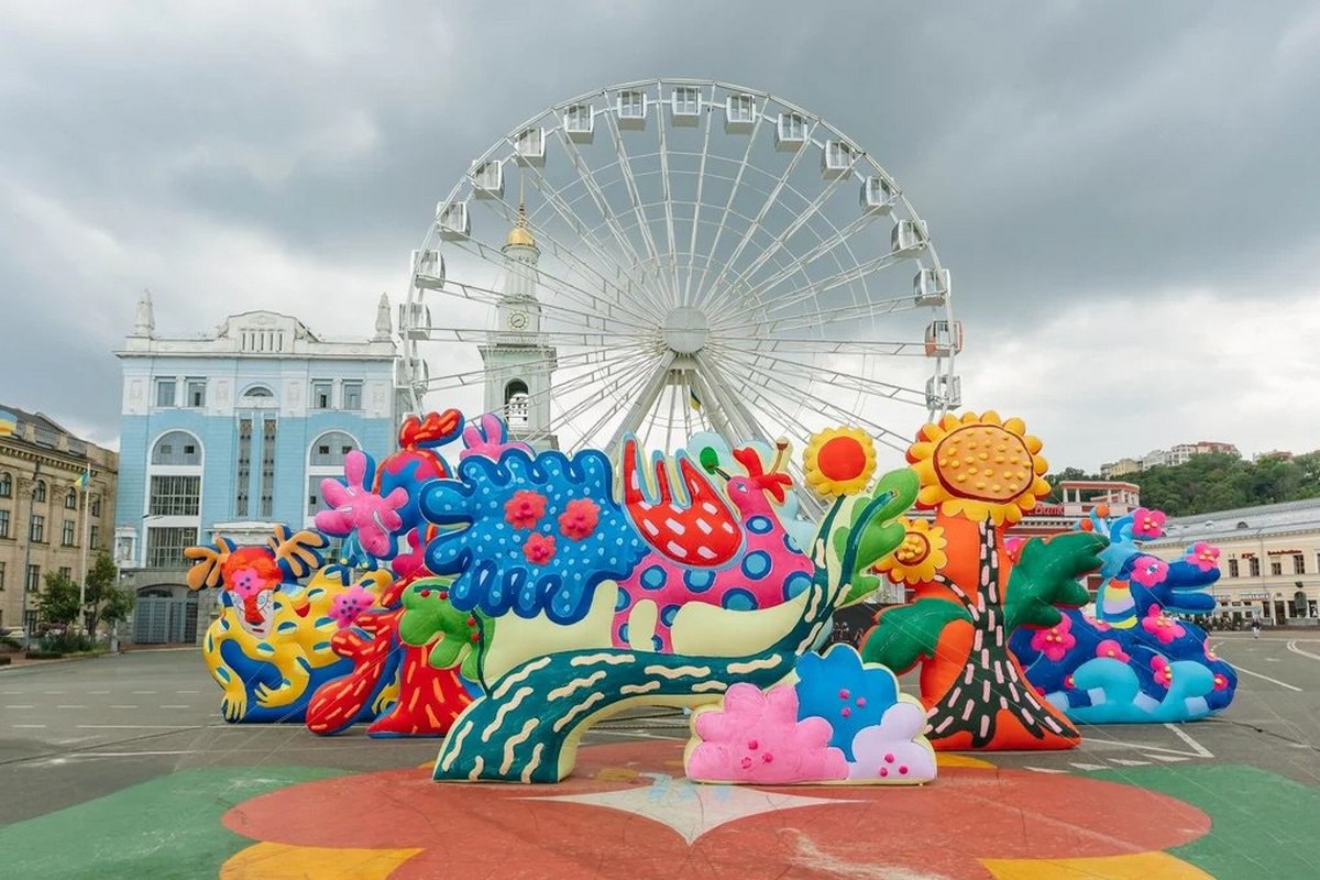 Ukraine WOW спільно з Аврора презентували інсталяцію, присвячену творчості Марії Примаченко