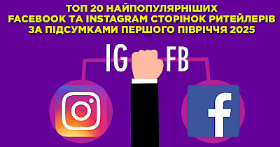 Топ-20 сторінок українських ритейлерів у І півріччі 2025 року