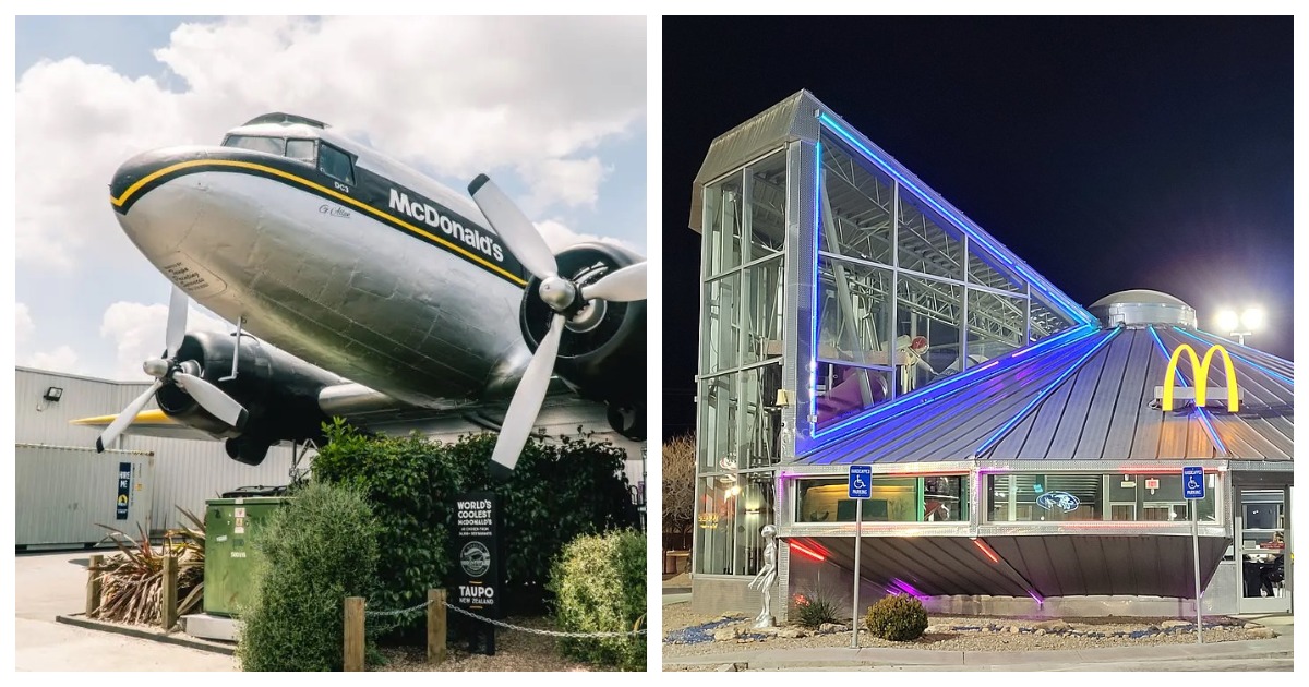 У літаку та з доставкою до човнів: топ-5 найнезвичніших закладів McDonald’s у світі