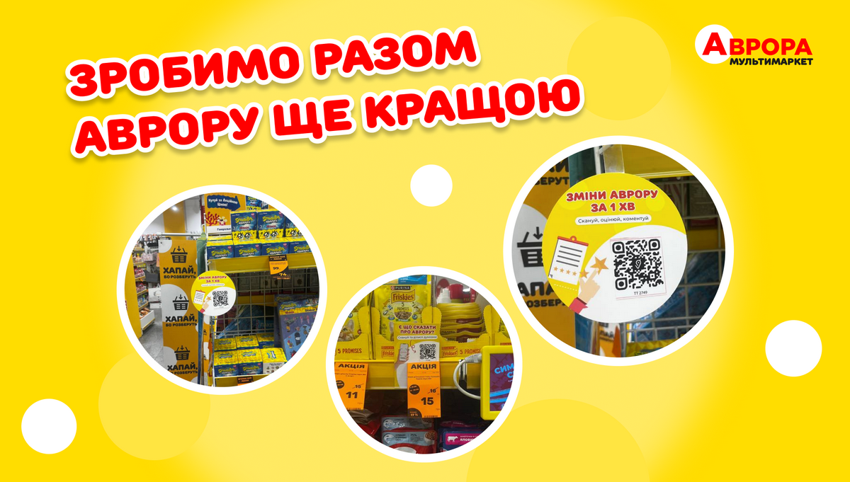 Удобная обратная связь и реальные оценки: Аврора запускает опрос в магазинах