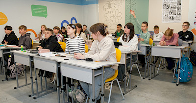 Новая школа-укрытие в Запорожье: как бизнес помогает сохранять образование во время войны