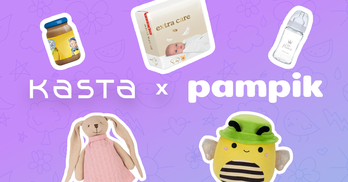 Kasta продовжує розширюватись: на маркетплейсі з’явилися товари для дітей від Pampik