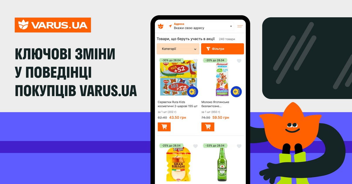 Як змінюється поведінка покупців Varus.ua: тренди, аналітика, адаптація