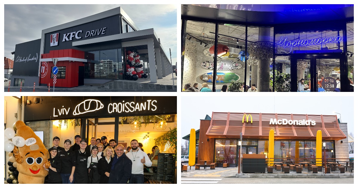 Хто з мережевих ресторанів відкрив нові заклади за І квартал 2025 року