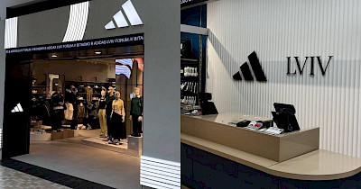 Opening of new Adidas flagship store in Lviv in Forum Lviv Shopping Centre
