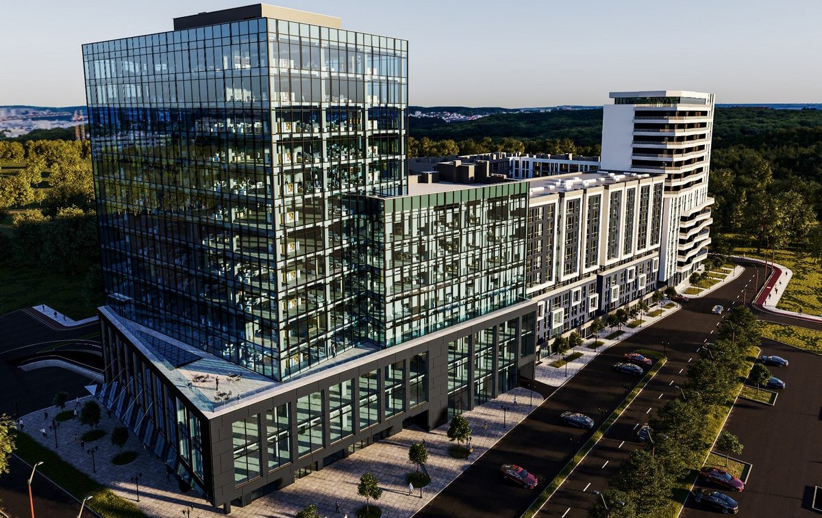 Яким буде найвищий у Львові торговий та бізнес-центр класу “А” W.One Tower від WR Group (презентація)