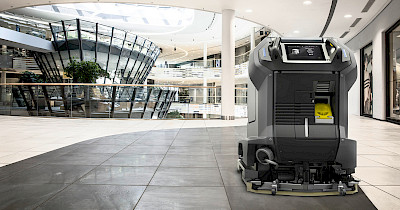 KIRA B 50 від Kärcher: роботизована підлогомийна машина, яка може працювати повністю автономно