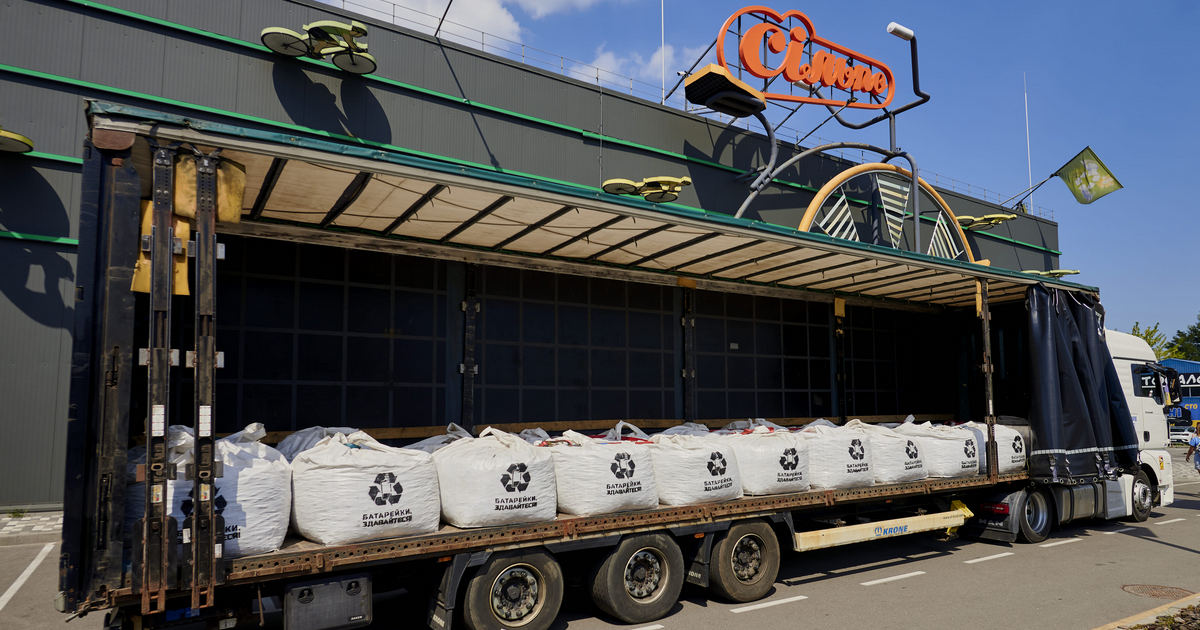 Мережа Сільпо відправила на переробку 42 тонни відпрацьованих батарейок