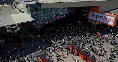 ТРЦ ПортCity Луцьк провів патріотичний велопробіг