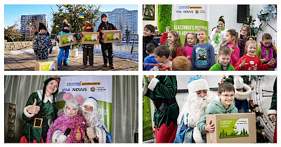 Novus совместно с Visa организовал зимний праздник для детей: как это было