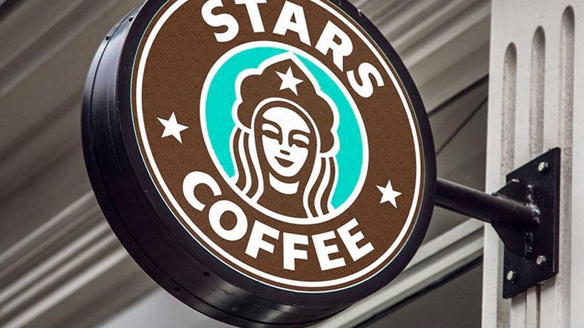 Замість корони – кокошник: кав’ярні Starbucks у росії перейменували на Stars Coffee