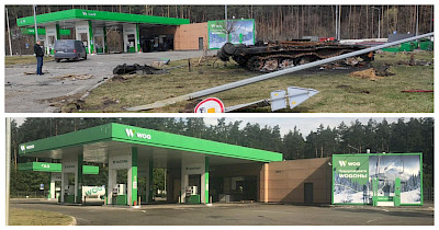 Сеть WOG возобновила работу 8 АЗК в Киеве и области