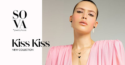 Целуй первой: бренд SOVA представил ювелирную коллекцию KISS KISS ко Дню влюбленных