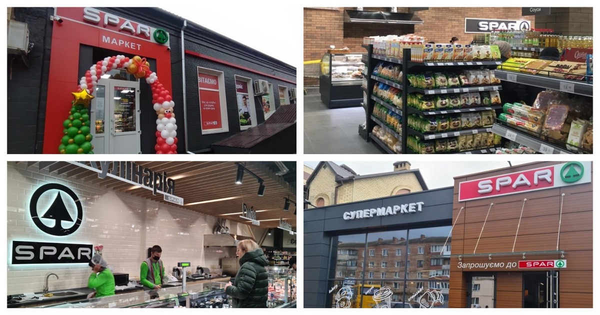Плюс п’ять: мережа SPAR у грудні відкрила п’ять нових магазинів в п’яти областях за тиждень (+фото)