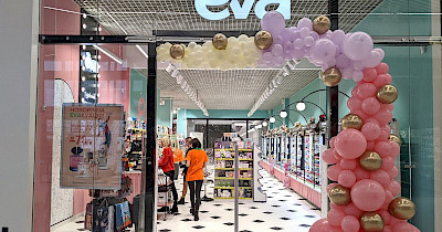 Крупнейший украинский ритейлер сегмента товаров для красоты и здоровья EVA открывает 1111-й магазин