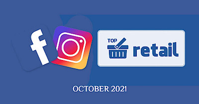 Лідери соцмереж: топ-20 українських рітейлерів і ТРЦ у Facebook та Instagram за жовтень 2021 році