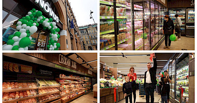 Зелена четвірка: мережа Novus відкрила чотири нових магазини (+фотоогляд)