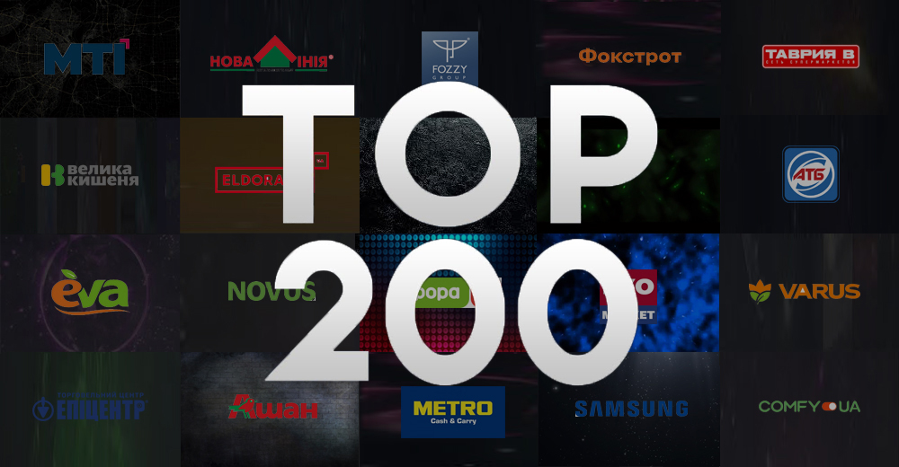 Топ-200: рейтинг рітейлерів України за доходами, прибутком або збитком