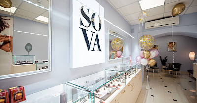 Ювелирный бренд SOVA открывает магазин в киевском ТРЦ Piramida