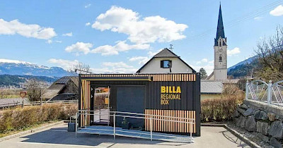 Після виходу з України: Billa відкриває в Австрії магазини-контейнери самообслуговування