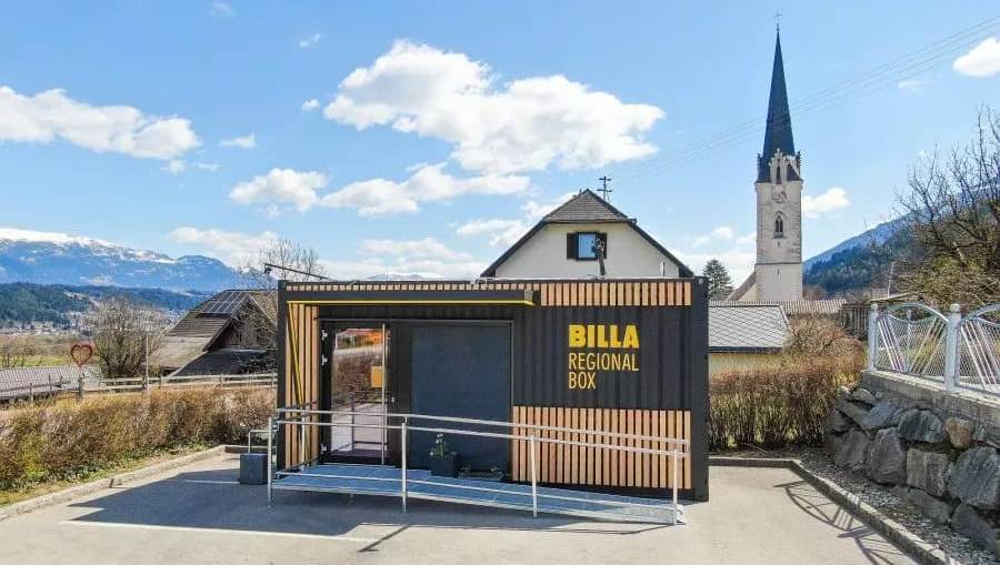 Після виходу з України: Billa відкриває в Австрії магазини-контейнери самообслуговування