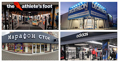 Огляд sport & outdoor: The Athlete`s Foot, Nike, Марафон, Decathlon та інші