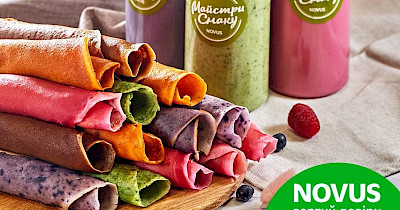 Яскравий і смачний стіл на Масляну разом із NOVUS