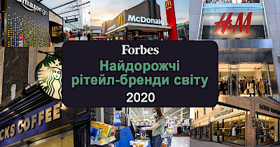 Рейтинг Forbes: ТОП-20 самых дорогих ритейл-брендов 2020 года