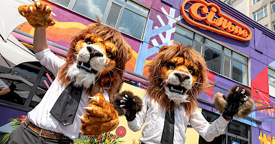 Лев и Самсон: как выглядит новый оригинальный Сільпо на столичном Подоле (фотообзор)