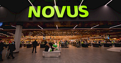 Обновленный формат: как выглядит супермаркет Novus в ТРЦ Retroville (фотообзор)