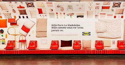 Как IKEA трансформировала станцию метро в шоурум (фото)