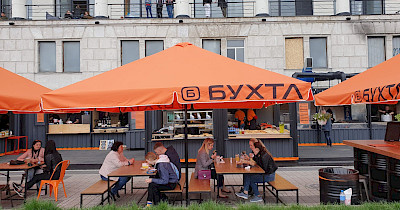 В Киеве у Речного вокзала открылась БУХТА Food Station (фоторепортаж)