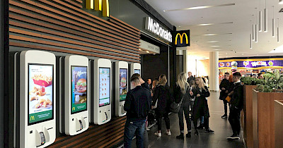 McDonald’s With The Experience Of The Future New Concept Recently Opened In Forum Lviv SC