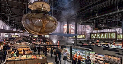 Сільпо открыл в Вышгороде супермаркет в стиле “Стимпанк”