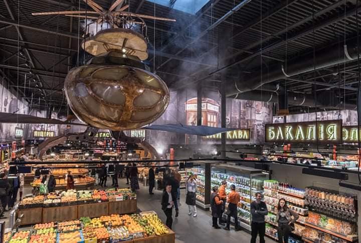 Сільпо відкрив у Вишгороді супермаркет в стилі “Стімпанк”