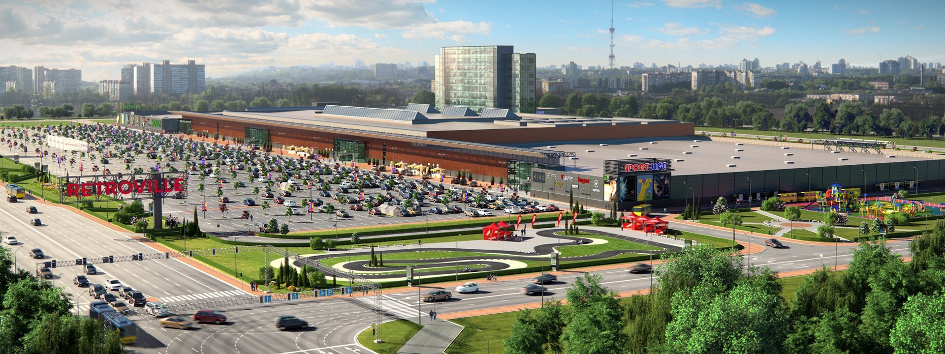 В ТРЦ Retroville откроется фитнес-центр Sport Life площадью свыше 4400 кв. м