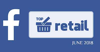 Топ-20 Facebook-сторінок українських рітейлерів, ресторанів і ТРЦ за червень