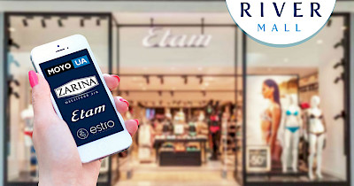 Нові орендарі в ТРЦ River Mall: Etam, Estro, Zarina, MOYO