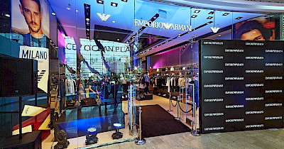 Intertop Ukraine открыла в Ocean Plaza первый в Украине бутик Emporio Armani