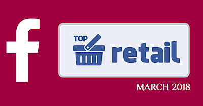 Топ-20 Facebook-сторінок українських рітейлерів і ТРЦ за березень