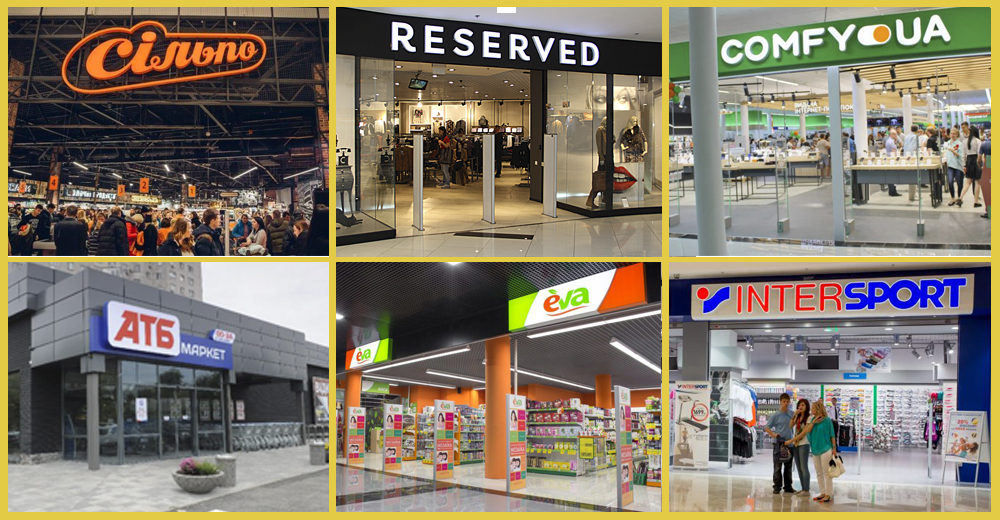 Скільки магазинів відкрили найбільші торговельні мережі України в 2017 році