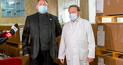 Епіцентр передав чергову партію медичного обладнання для реанімаційного відділення Національного інституту кардіології імені М. Стражеска НАМН України