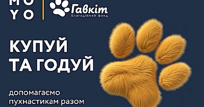 Moyo та БФ «Гавкіт» запустили спільний соціальний проєкт на підтримку тварин у прифронтових зонах