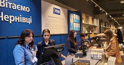 Jysk відкрив у Чернівцях найбільший у регіоні магазин формату XL