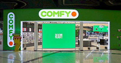 Підсумки роботи Comfy у 2025 році: +17% виторгу, 33% онлайн-продажів та 2,3 млрд грн податків до державного бюджету