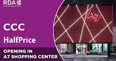 В ТРЦ А7 відкриються перші в Івано-Франківську магазини ССС та HalfPrice